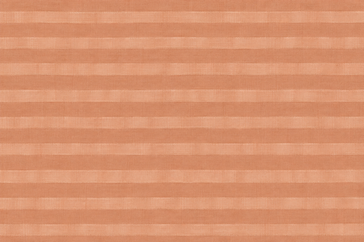 Custom printed peach striped cotton polyester fabric for Lizzie Borden inspired Victorian dress