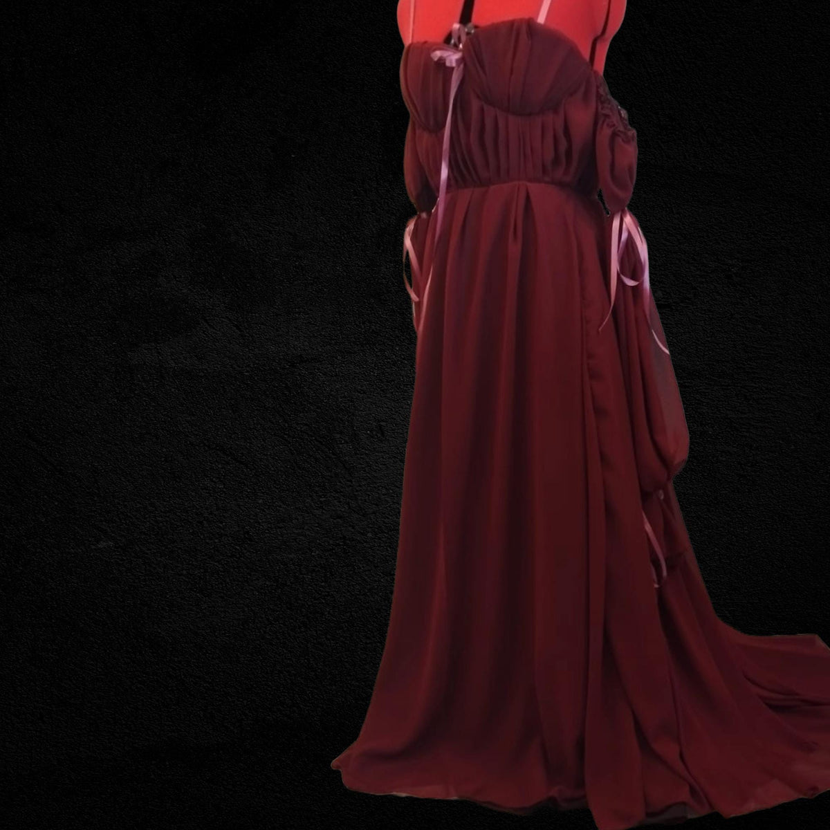 Fairy Fantasy Ball Gown – Chiffon Boned Corset