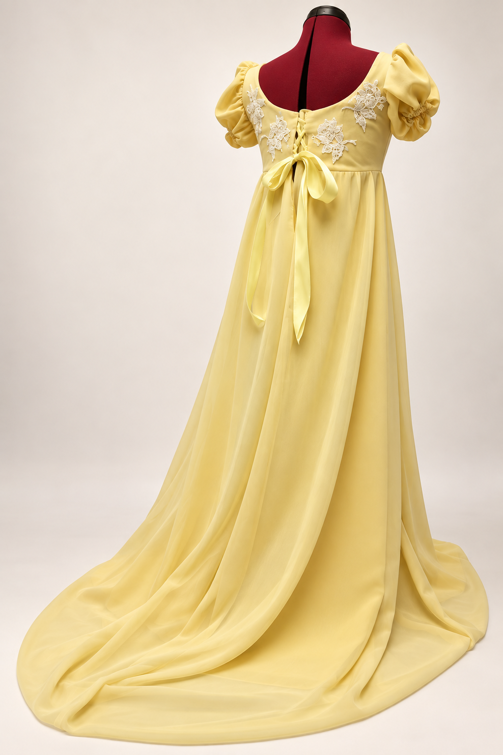 Regency Yellow Dress – Historical-Inspired Costume