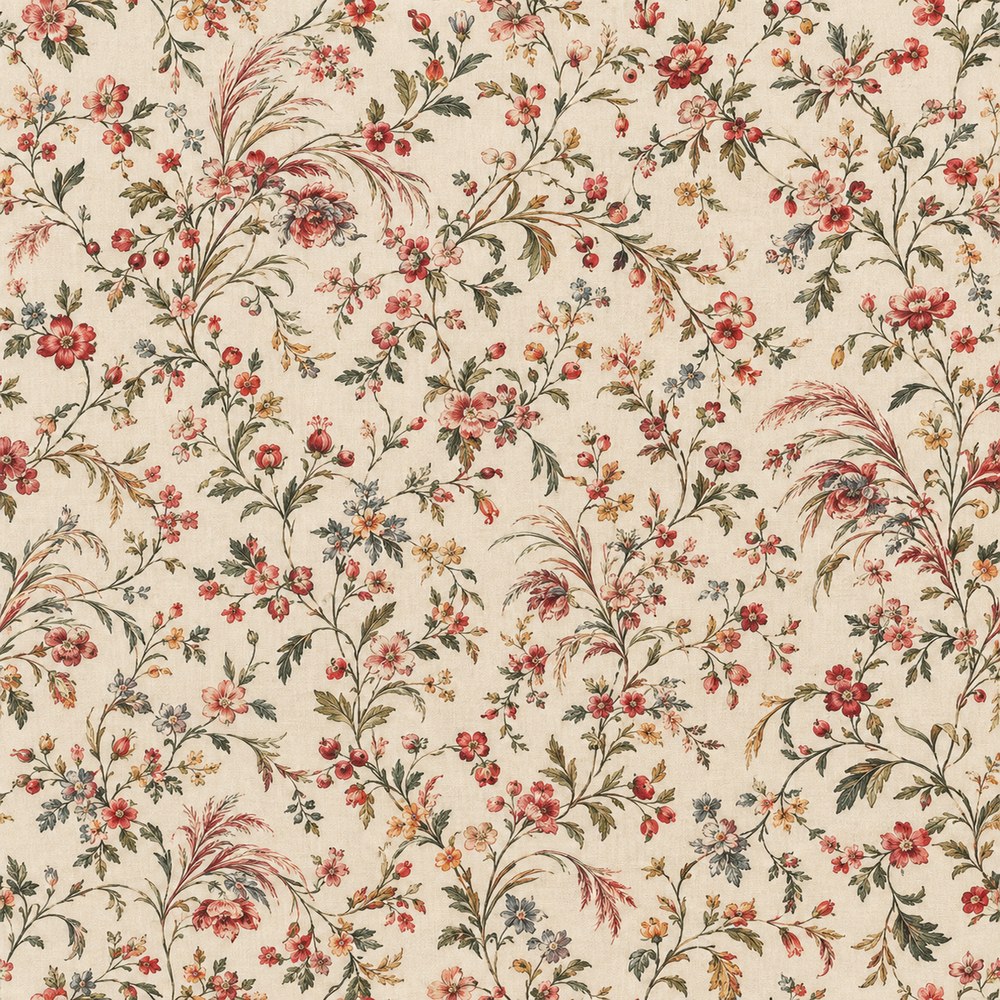 Scattered Floral Sprigs