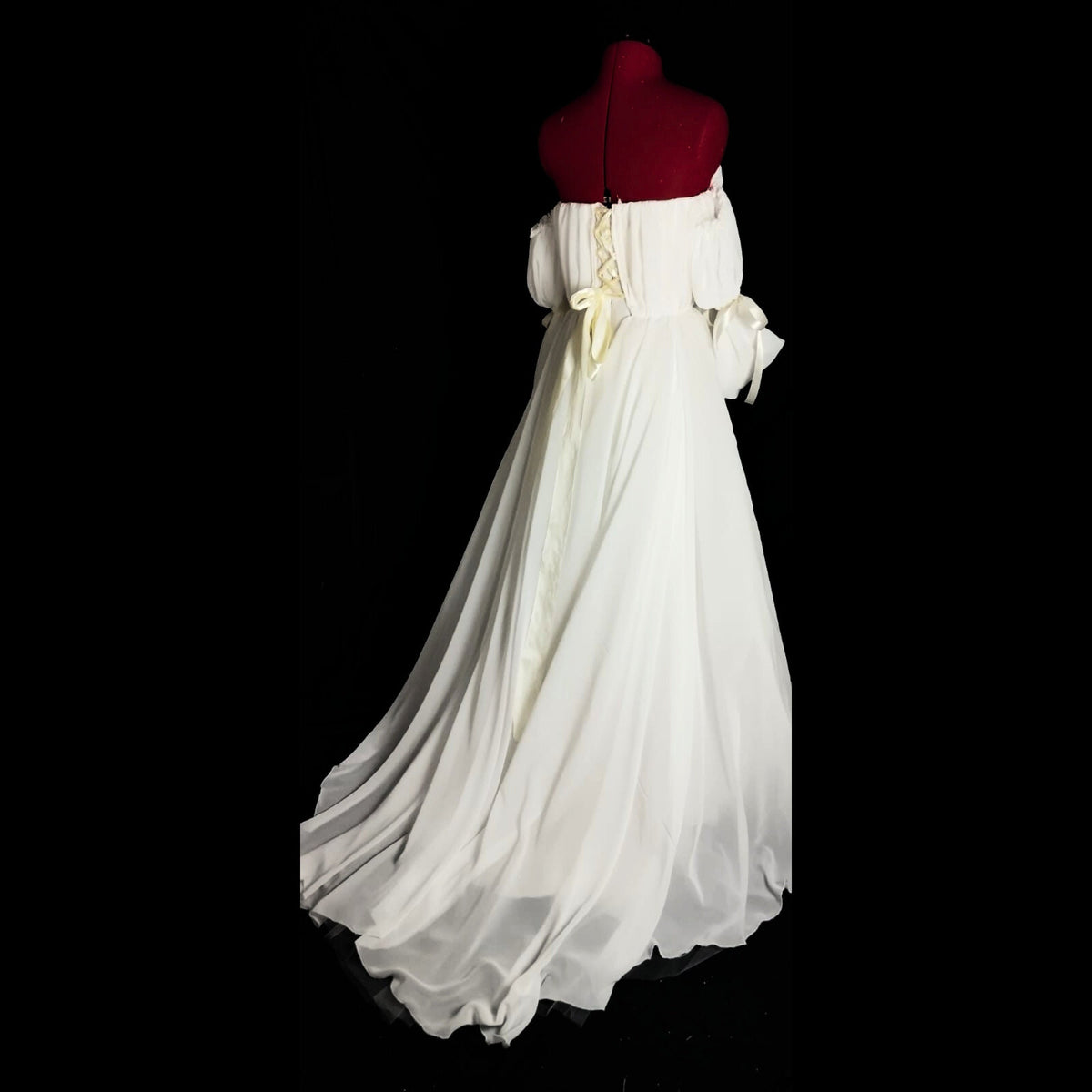 Fairy Goth Ghost Gown – Layered Chiffon and Tulle