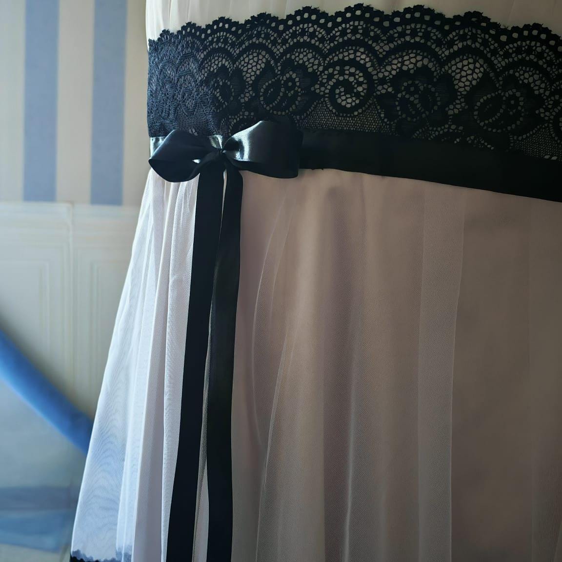 Gothic Victorian Dress – Boned Corset and Tulle