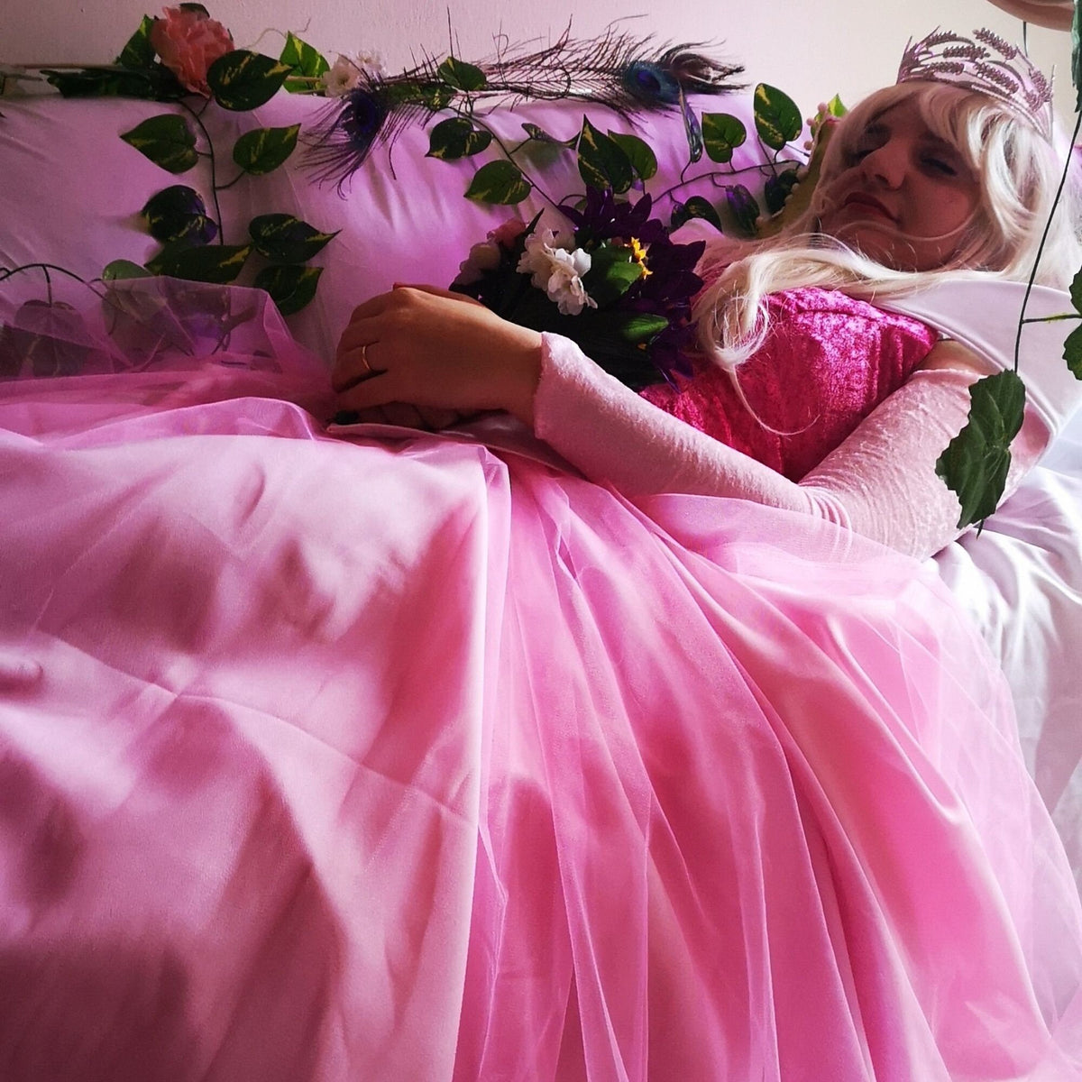 Rose Fairytale Princess Costume – Crown Option – DressCon product image 2