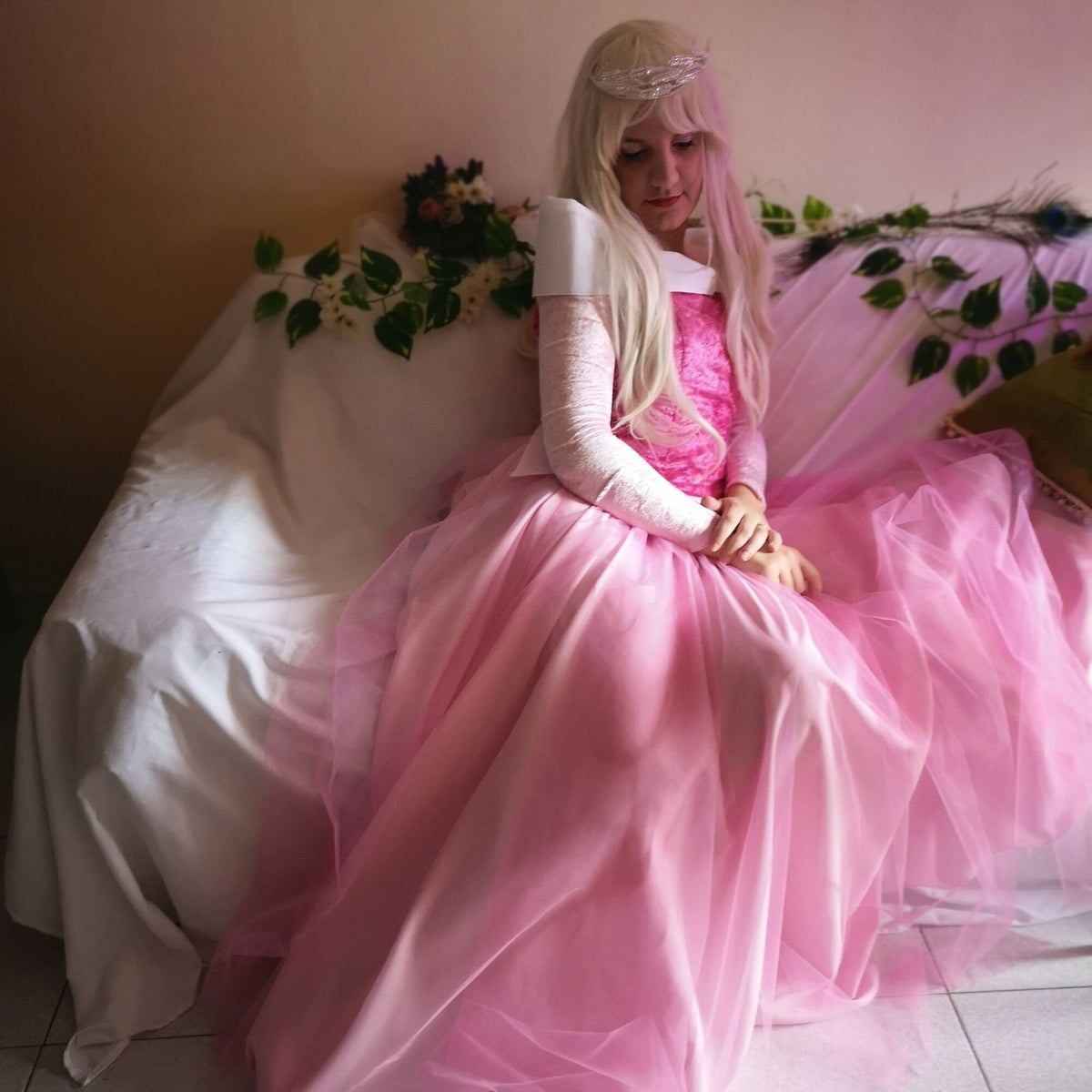 Rose Fairytale Princess Costume – Crown Option – DressCon product image 3