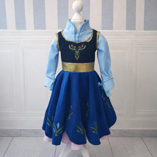 Girls Nordic Winter Princess Dress – Skirt and Bodice Set – DressCon product image 1