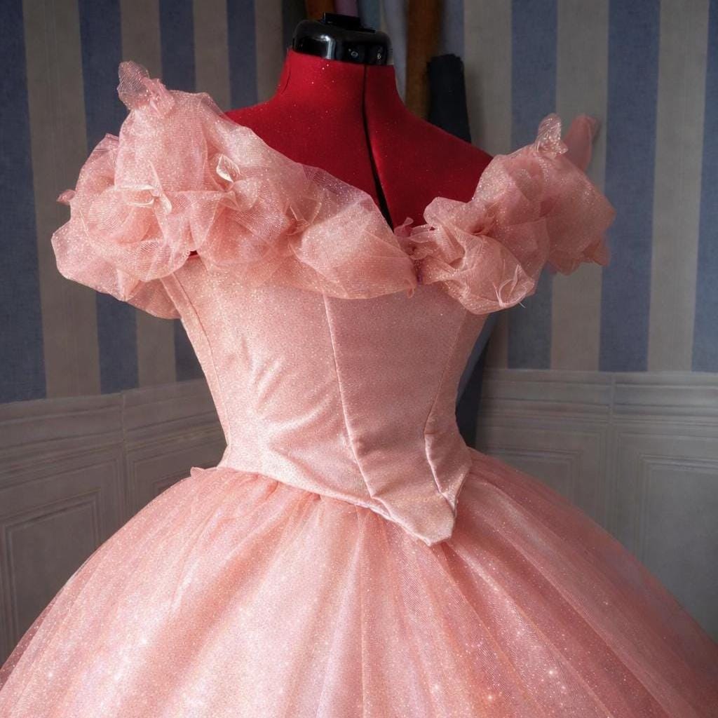 Princess Ball Gown – Glitter Tulle and Boned Corset