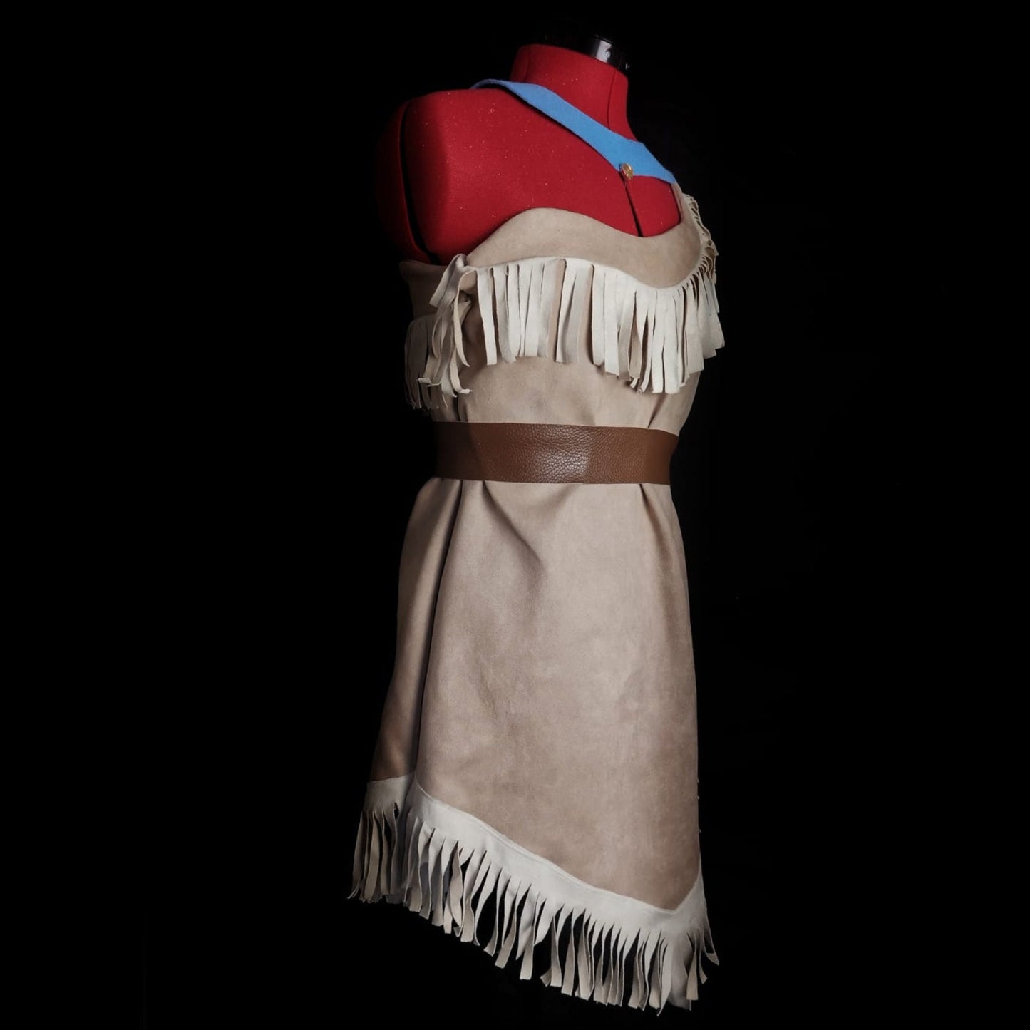 Tribal Princess Dress – Vegan Faux Suede Costume
