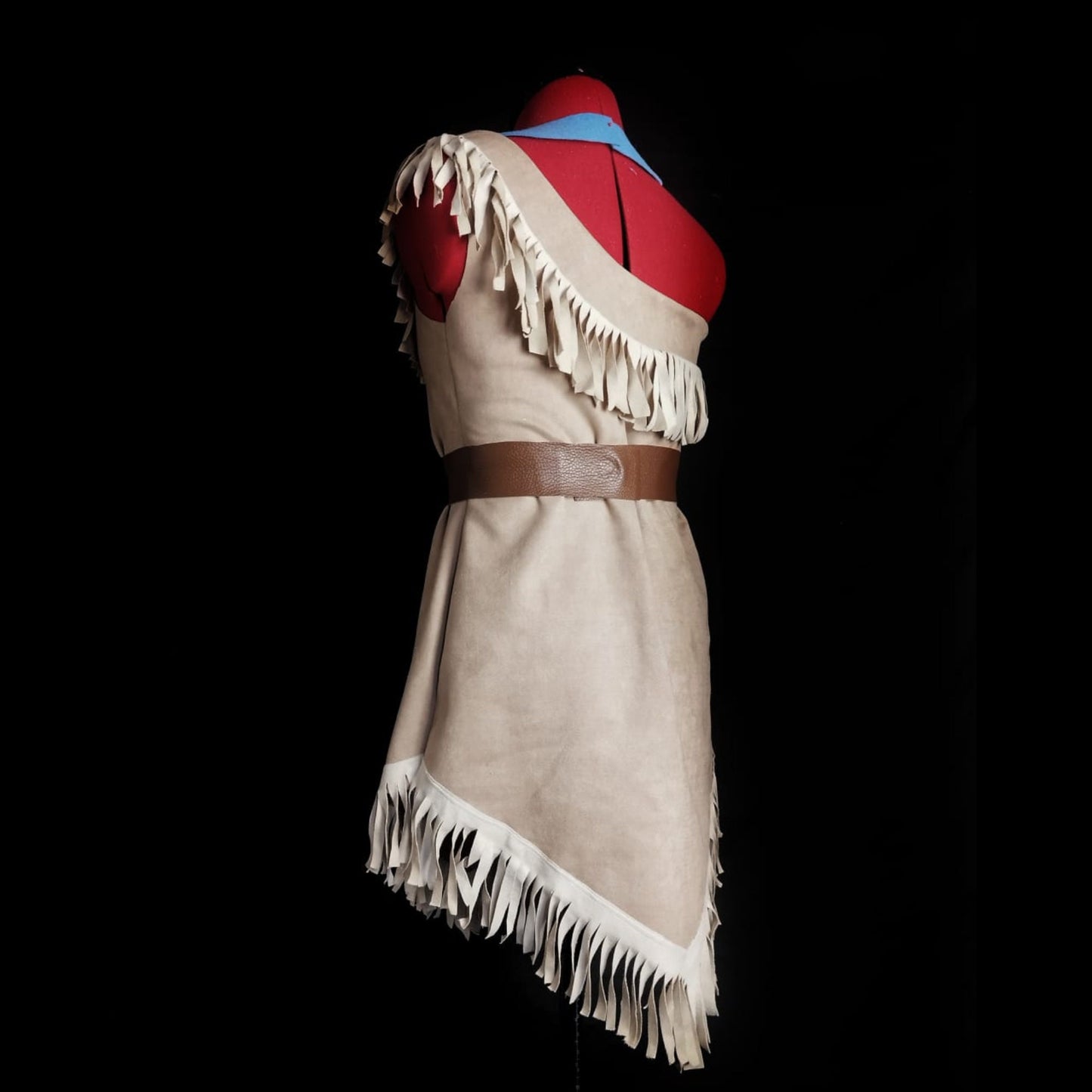 Tribal Princess Dress – Vegan Faux Suede Costume